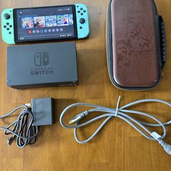 Switch OLED with case