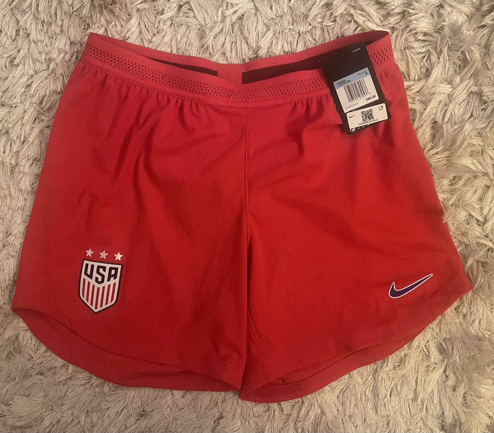 Nike Authentic USA Women’s Away Soccer Shorts Football Size Medium M Players Version 