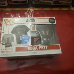 Boba Fett Funko Pop With Shirt