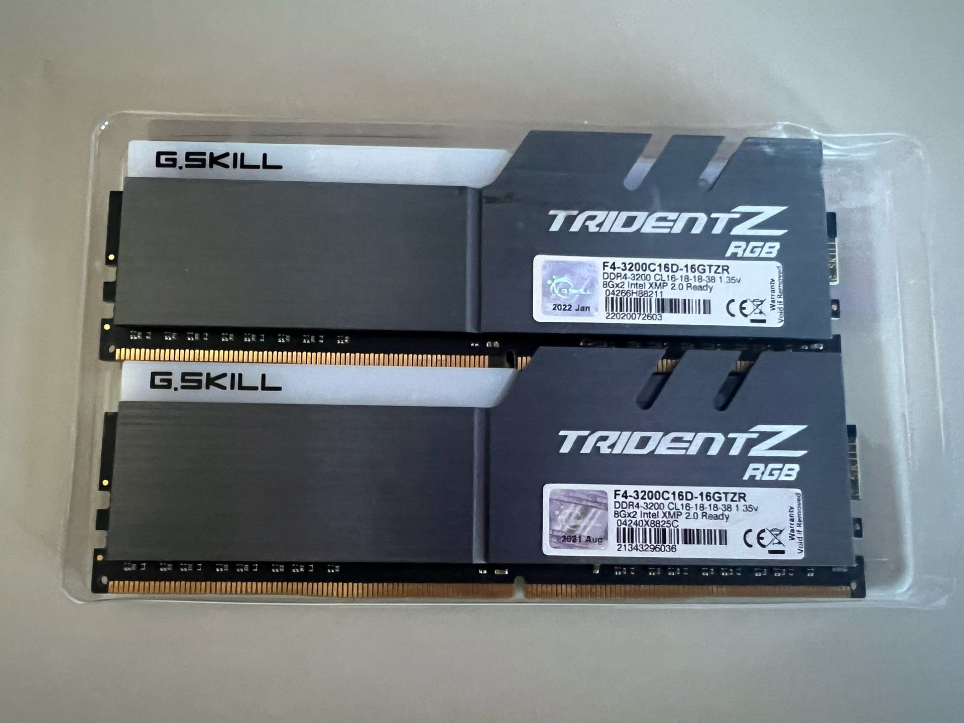 32gb 2x16gb G Skill Trident Z 3200 32gb 32gb Ddr4 3200mhz G Skill 