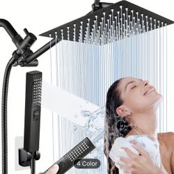 Rain Shower Head And Handheld Sprayer Set High Pressure