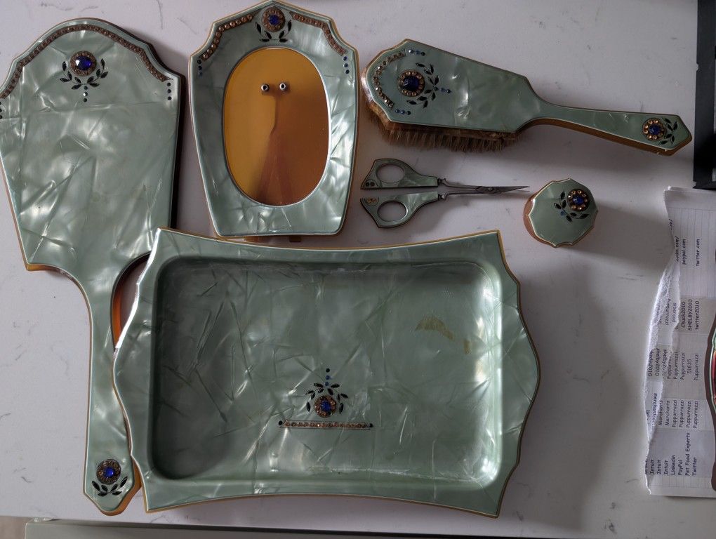 Antique Vanity Set