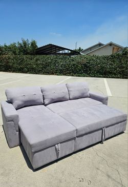 Sofa with Pull Out Ottoman and Chaise Storage 💥 Free Delivery 💥