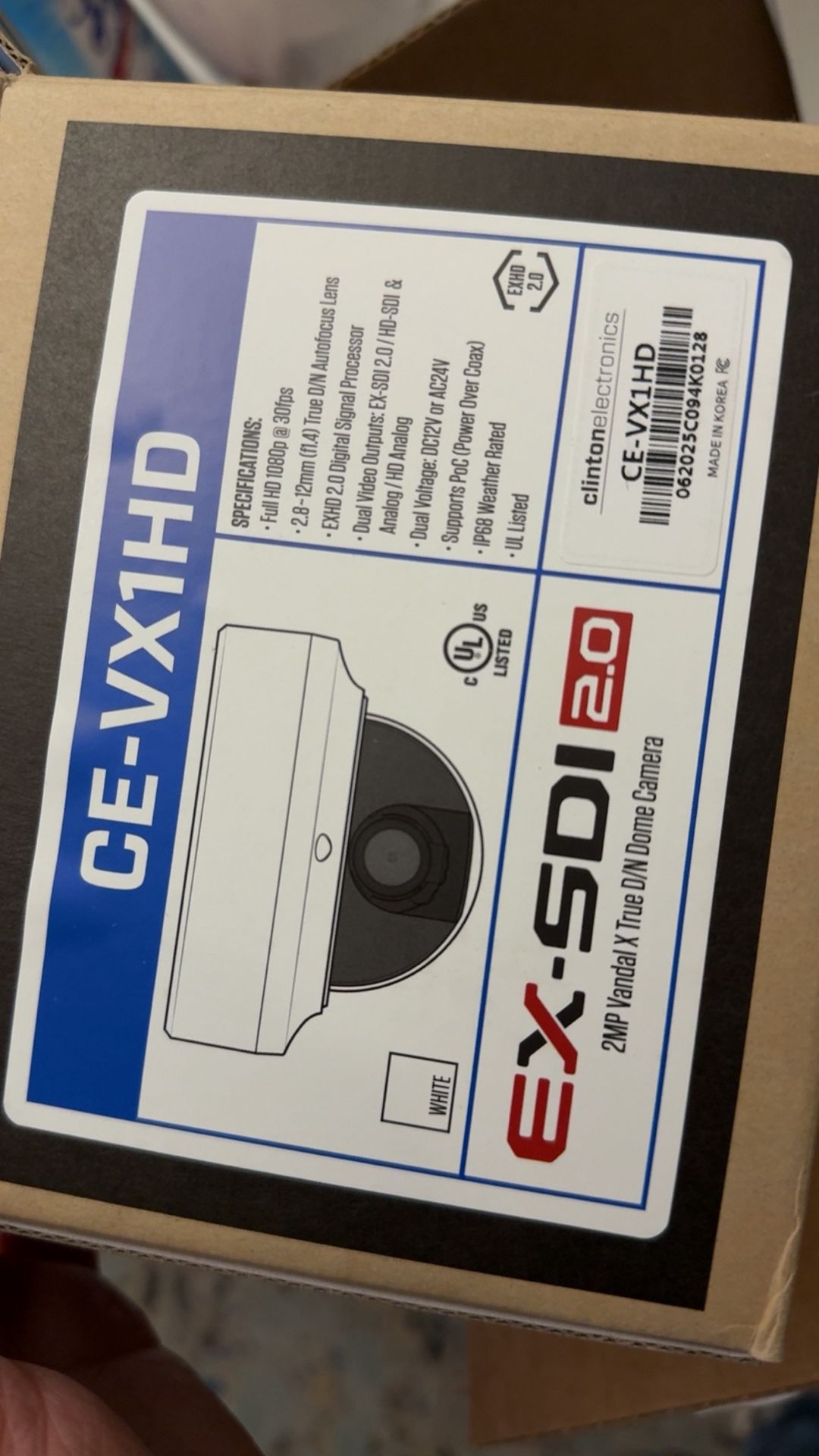 Security camera from Clinton Electronic: CE VX1HD