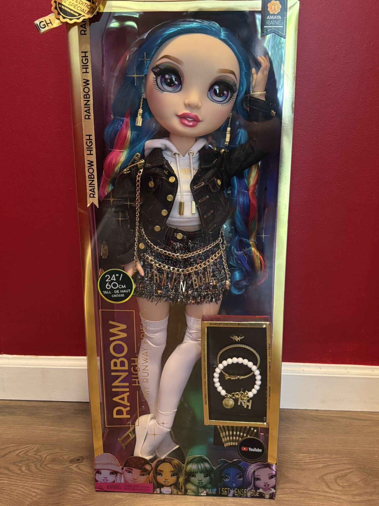 Amaya Raine 24” Rainbow High Large Doll NIB