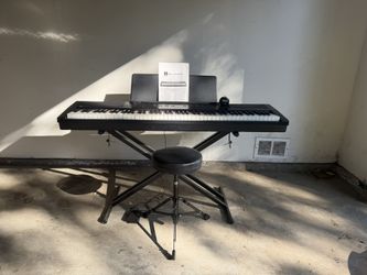 Williams Allegro III Electronic Keyboard with Power Adapter, Chair, and Accessories
