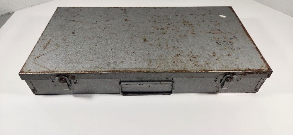 VINTAGE 35MM 150 SLOT PHOTO SLIDE STORAGE CARRYING CASE BOX