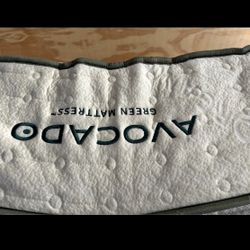 King Size Avocado Green Mattress and Box Springs