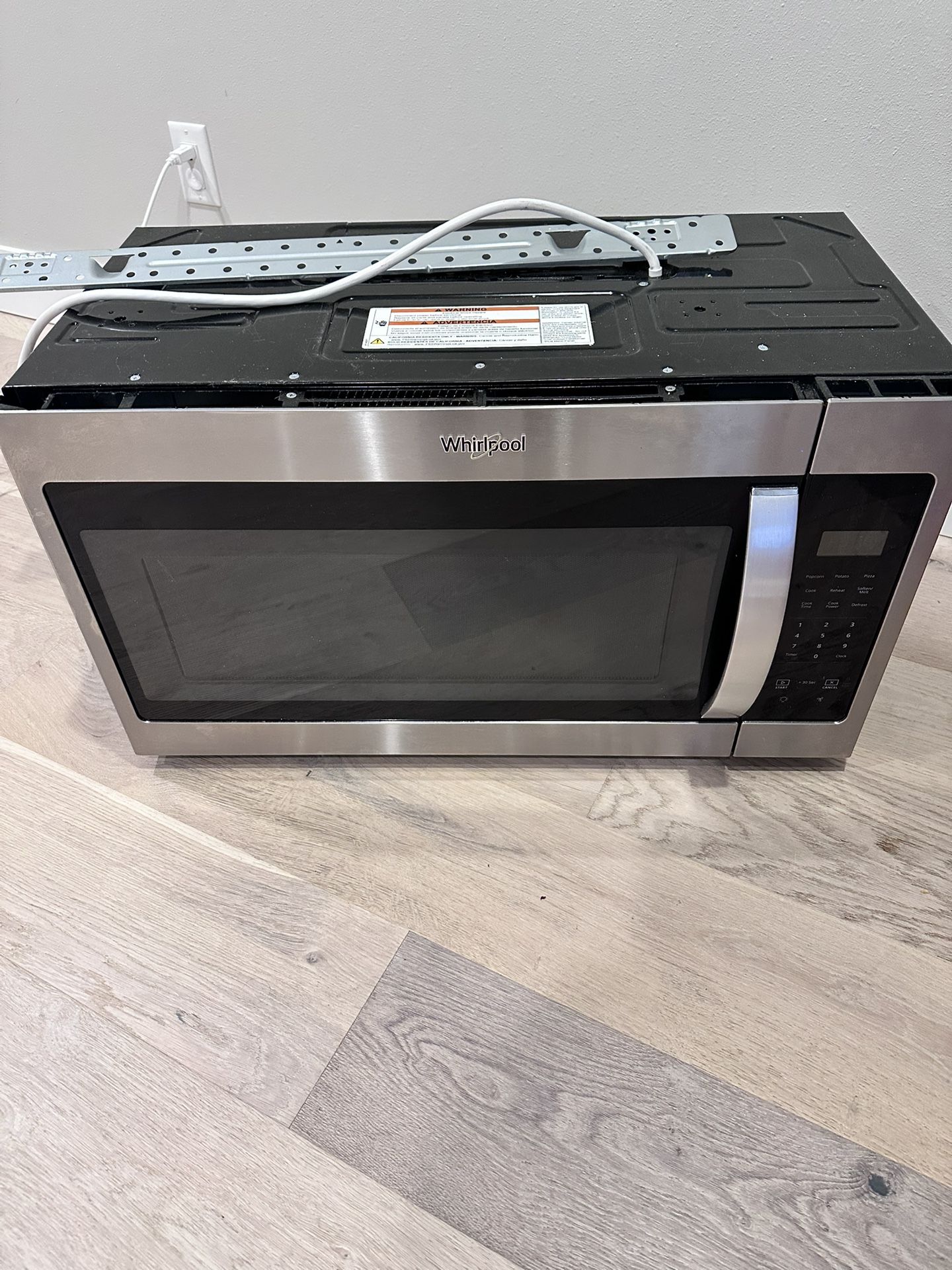 Whirlpool 30 in. 1.7 cu. ft. Over the Range Microwave in Stainless Steel