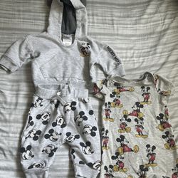 0/3 Months Mickey Mouse Set 