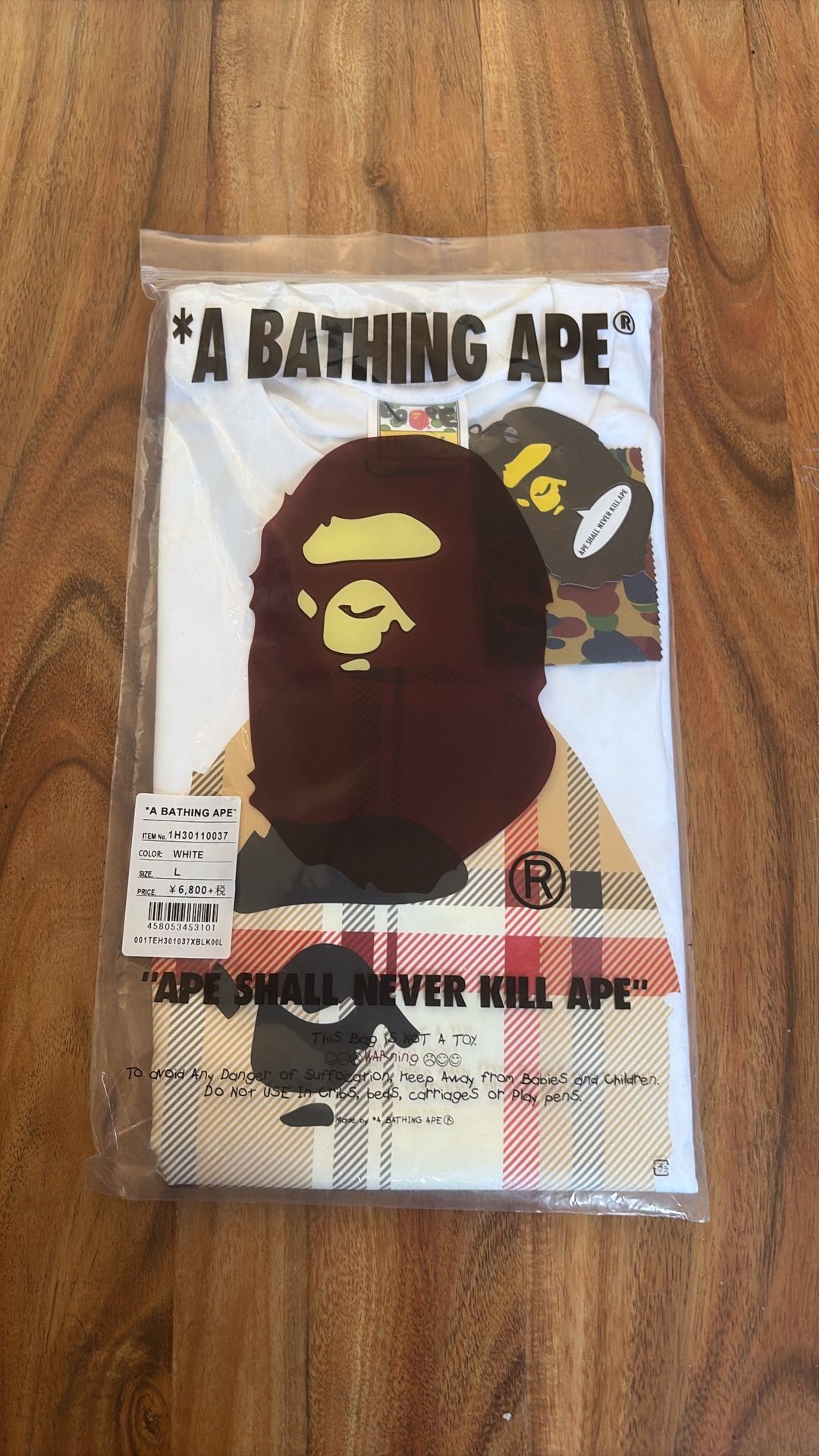 White Bape T Shirt