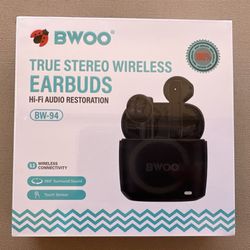 bwoo BW-94 True Wireless Stereo Earbuds Bluetooth Headphones 