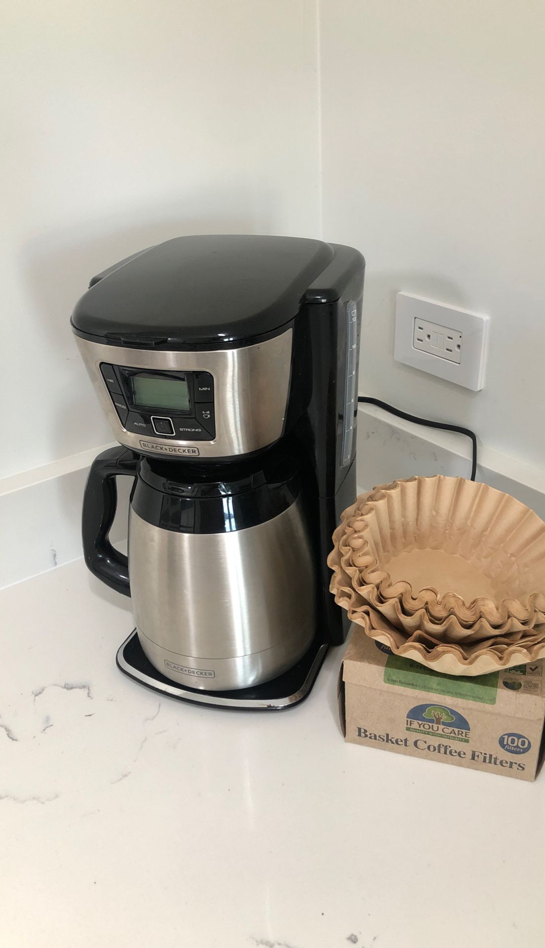 Coffee maker with filters