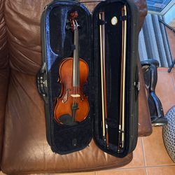 Antonio Guliani Etude Violin 3/4 By Kennedy Violins With Case, Chin Rest And Bow