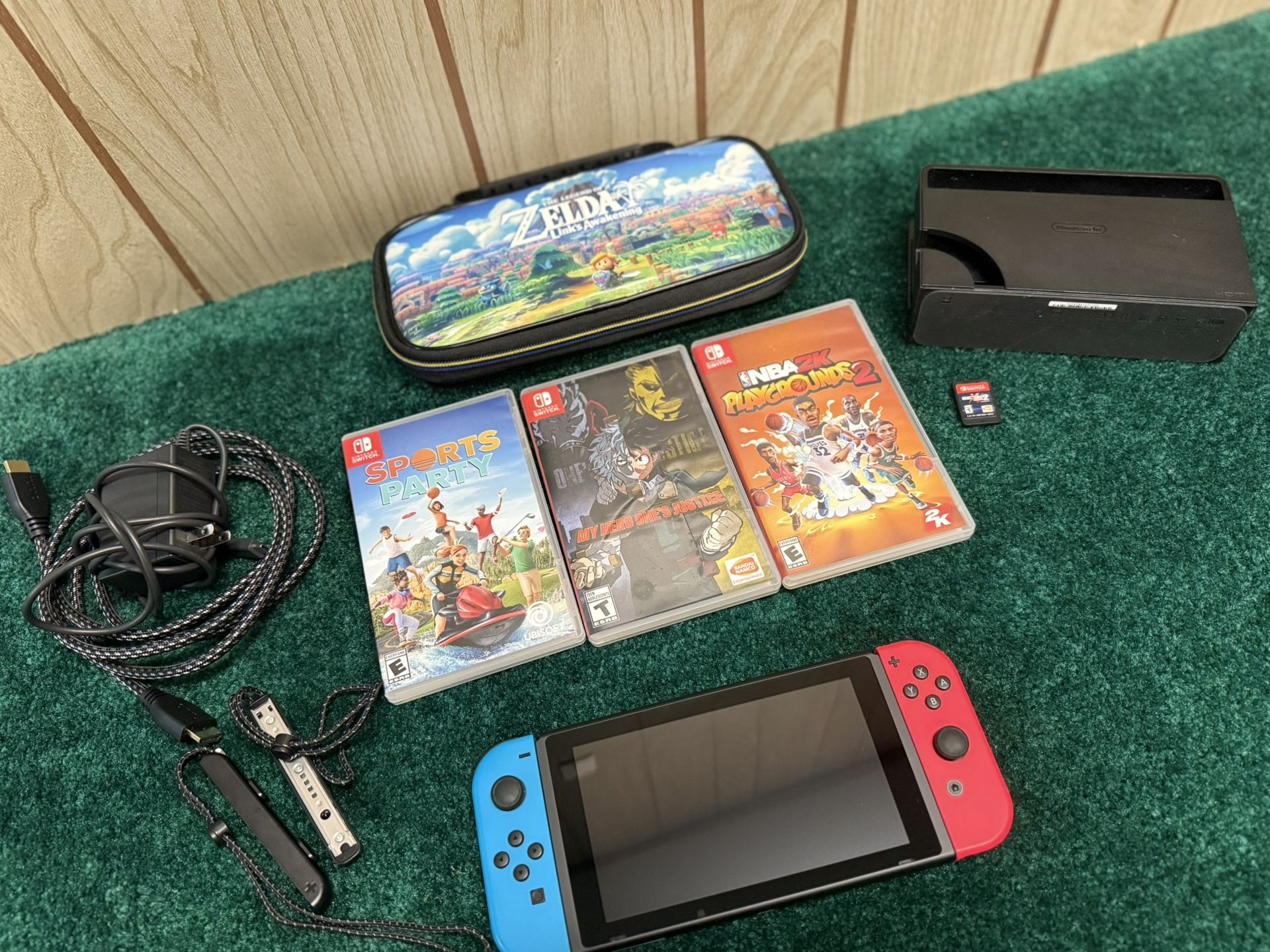Nintendo Switch OLED Edition With Games & Case