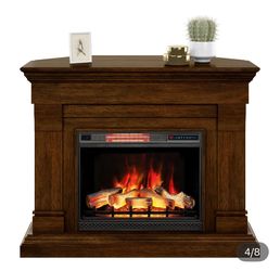 Tresanti Norah 52.9” Mantel with Classic Flame Electric Fireplace
