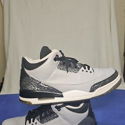 Jordan Air Jordan 3 Retro Wolf Grey 2014 136064-004 Men's Mid Top Sneaker size 11M