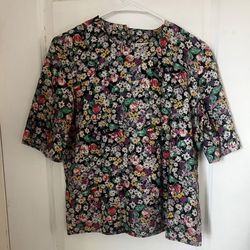 Vintage Joseph A Banks women’s floral blouse