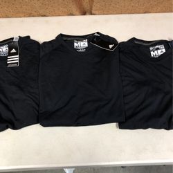 MENS Adidas T Shirts Long sleeve Black Medium (3)