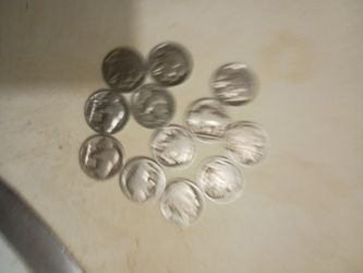 Lot Of 12 Buffalo Nickels 1(contact info removed)