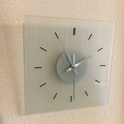 2 IKEA glass wall clocks- $5 each