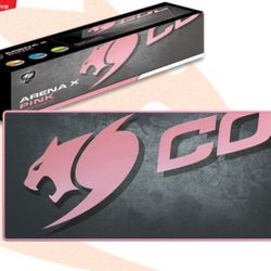 Pink Professional Cougar Mouse Pad