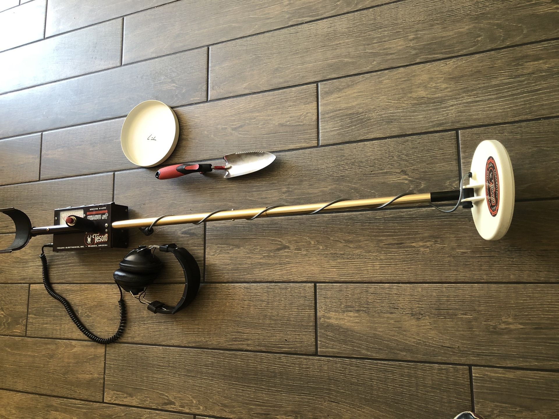 Metal Detector TESORO MAYAN VLF/TR Discriminator Metal detecting come