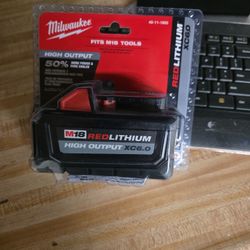M18 Red Lithium High Output Xc6.0 Milwaukee Battery