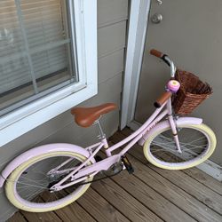 Aceger Girls Bike With Basket, Included Coaster Brake And Caliper Brake