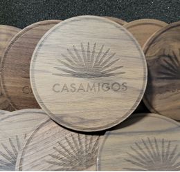 Casamigos Tequila Set Of 4 Wooden Coasters
