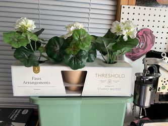 Threshold x Studio McGee Faux Geranium Arrangements 3-Piece
