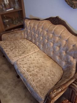 Antique  soda and chair