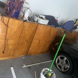 Garage Wood Cabinet For Sale 