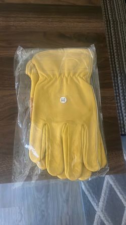 Leather construction gloves