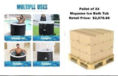 Pallet of 24 - MOYANNE Ice Bath Tub
