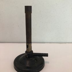Vintage Bunsen Burner with Black Base