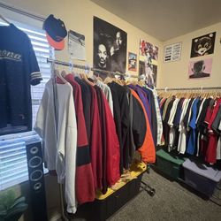 AT HOME VINTAGE CLOTHING STORE 