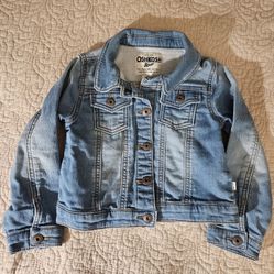 Oshkosh Bigosh Jean Jacket Like New! Soft Material, Size 3 Years Old Girl