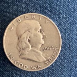 1954 Franklin Half Dollar