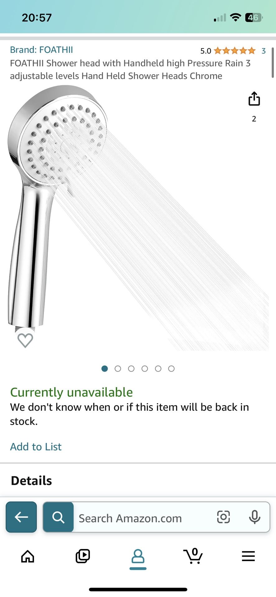 Shower Head (Brand New)