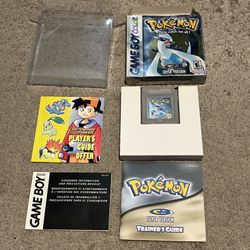 Pokemon Silver Version Game Boy Color Authentic Missing 1 Insert New Battery