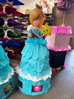 Super mario ROSALINA DRESS STYLE PINATA WITH BALLS