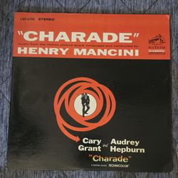 Henry Mancini Charade 1963 RCA Victor LSP-2755 Stereo Promo Vinyl LP Soundtrack
