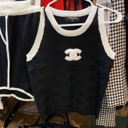 Summer Black/White S/M Set Stretch 