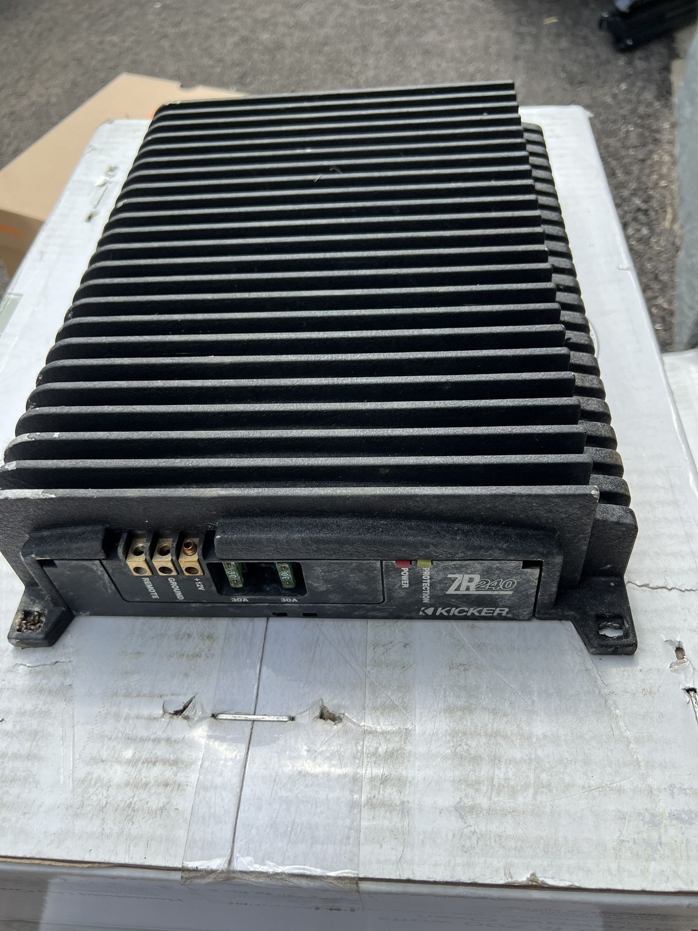 Kicker ZR240 Old School 2-Channel Car Amplifier MDP Module
