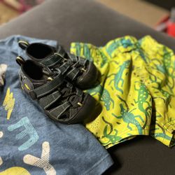 2t Boys Clothes & Keen Shoes For Spring And Summer 