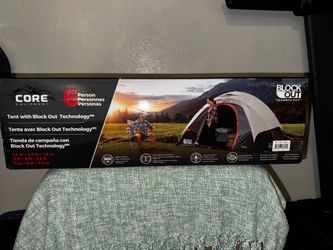 NEW Core Equipment 6-Person Block Out Tent – Unopened