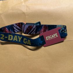 ESCAPE Halloween 2025  2-Day GA wristband unregistered