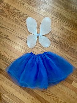 Kids Fairy Costume Set Wings and Tutu