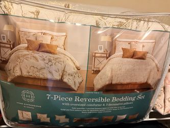 Queen 7 piece bedding set